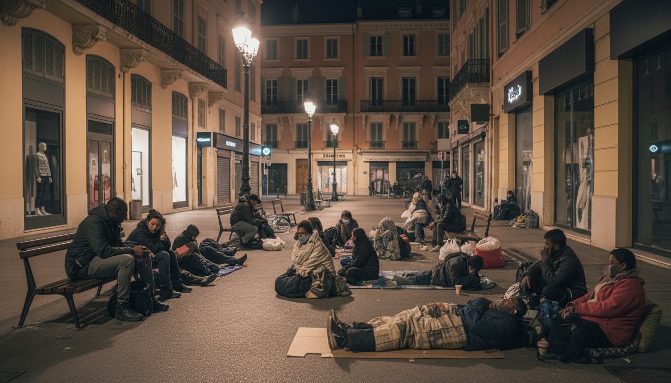 à nice, la nuit de la solidarité met en lumière la réalité des sans-abri avec 202 personnes ayant passé la nuit dans la rue, soulignant l'urgence d'agir pour l'inclusion sociale.