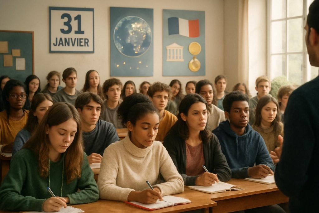découvrez les actualités du 31 janvier de l'assemblée scolaire : faits marquants nationaux, événements internationaux, résultats sportifs et la pensée du jour inspirante.