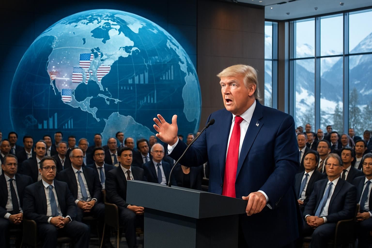 découvrez comment donald trump et l'influence américaine façonnent les débats au cœur du forum économique mondial de davos, analysant les enjeux économiques actuels.