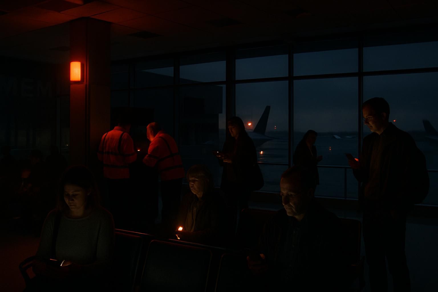 une courte coupure de courant a été signalée à l'aéroport international de memphis, causant quelques perturbations temporaires dans les opérations.