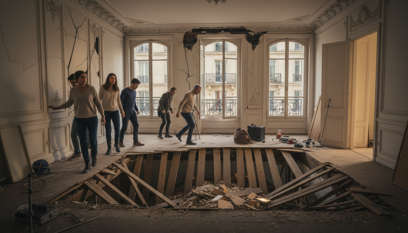 découvrez les enjeux de sécurité et les réglementations autour de l'accueil de nombreuses personnes chez soi à paris, à la lumière d'un récent effondrement de plancher.
