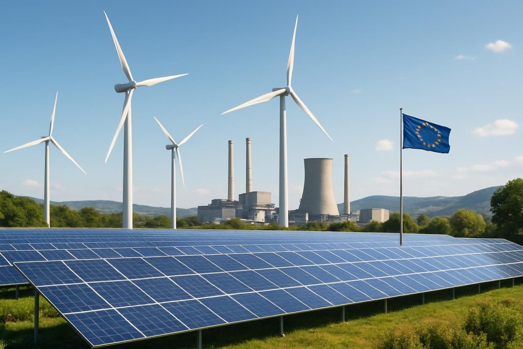 en 2025, l'union européenne réalise une avancée majeure en production d'électricité : pour la première fois, l'électricité solaire et éolienne dépasse celle provenant des énergies fossiles, marquant un tournant historique vers une énergie plus propre et durable.