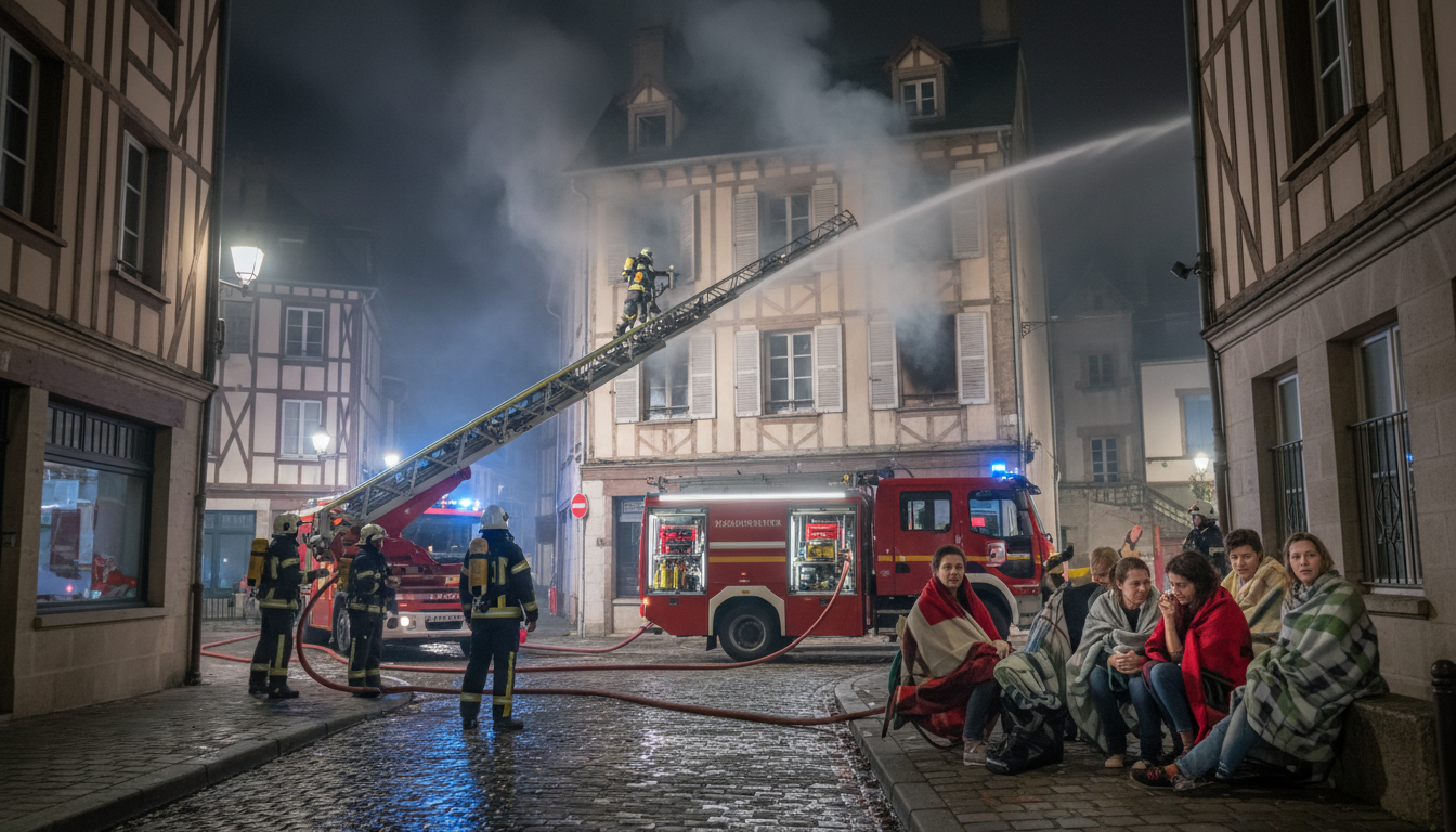 un incendie dans un immeuble à bayonne a provoqué une légère intoxication chez onze personnes. découvrez les détails de cet incident et les mesures prises.