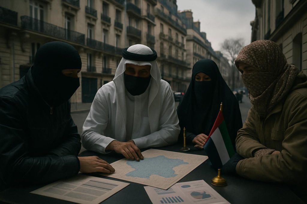les émirats arabes unis révèlent une stratégie secrète visant à influencer l'opinion publique française à travers les activités des frères musulmans.