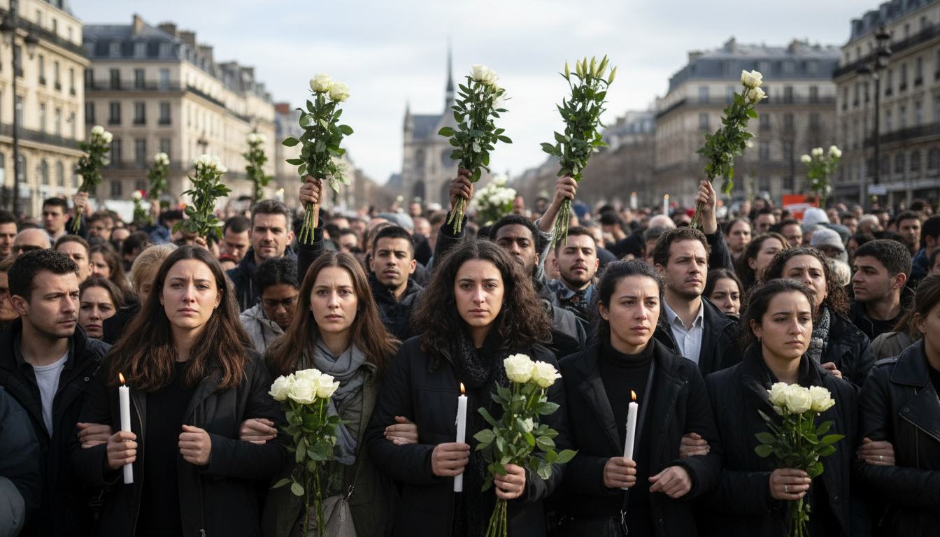 découvrez l'hommage émouvant rendu à el hacen diarra, où des milliers de personnes expriment leur douleur et dénoncent les circonstances de sa mort en garde à vue à paris.
