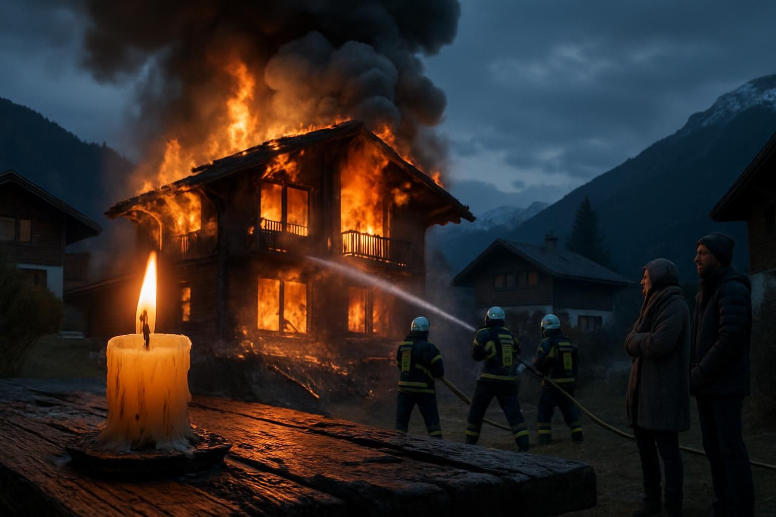 incendie meurtrier à crans-montana : la procureure explique que le feu a été déclenché par des bougies incandescentes, entraînant des conséquences tragiques.