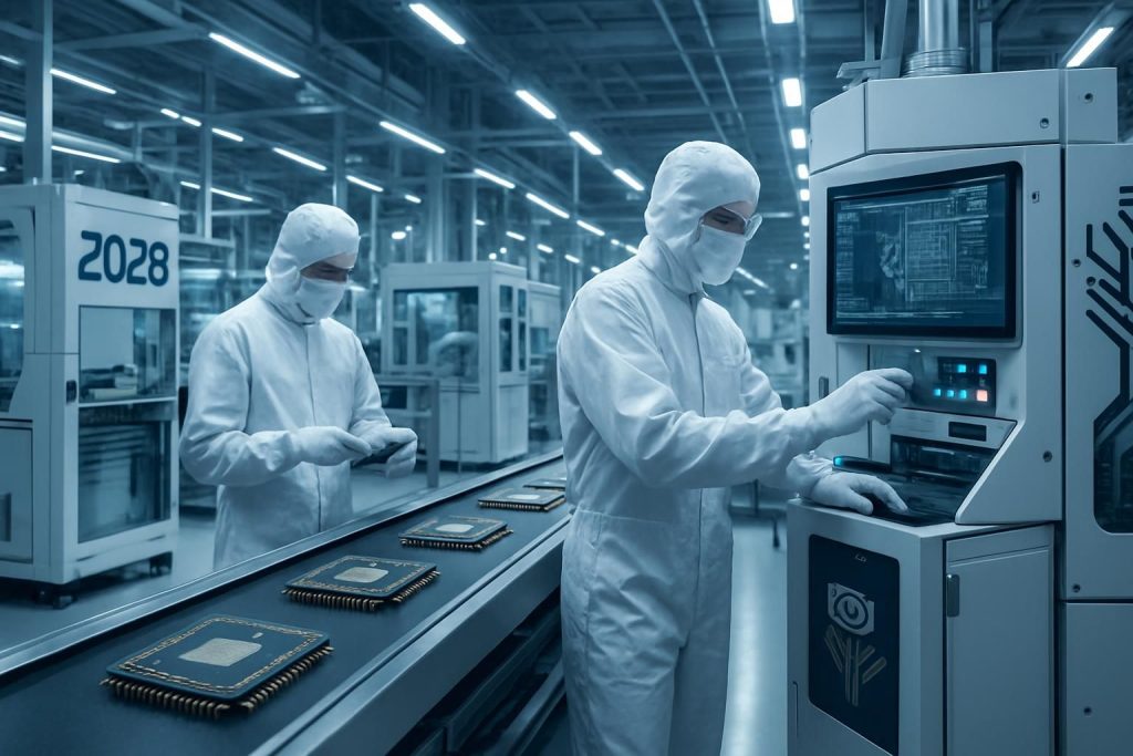 intel revient sur le marché en reprenant une partie de la production des puces pour apple et nvidia à partir de 2028, marquant un tournant stratégique majeur dans l'industrie des semi-conducteurs.