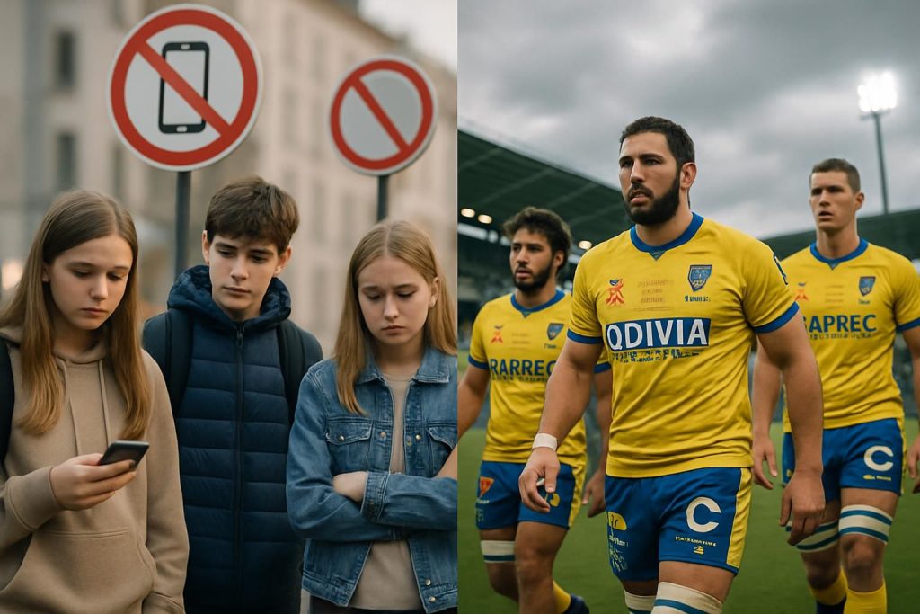 découvrez les enjeux majeurs de ce mardi avec l'interdiction des réseaux sociaux pour les moins de 15 ans et les défis auxquels l'asm doit faire face lors des moments clés.