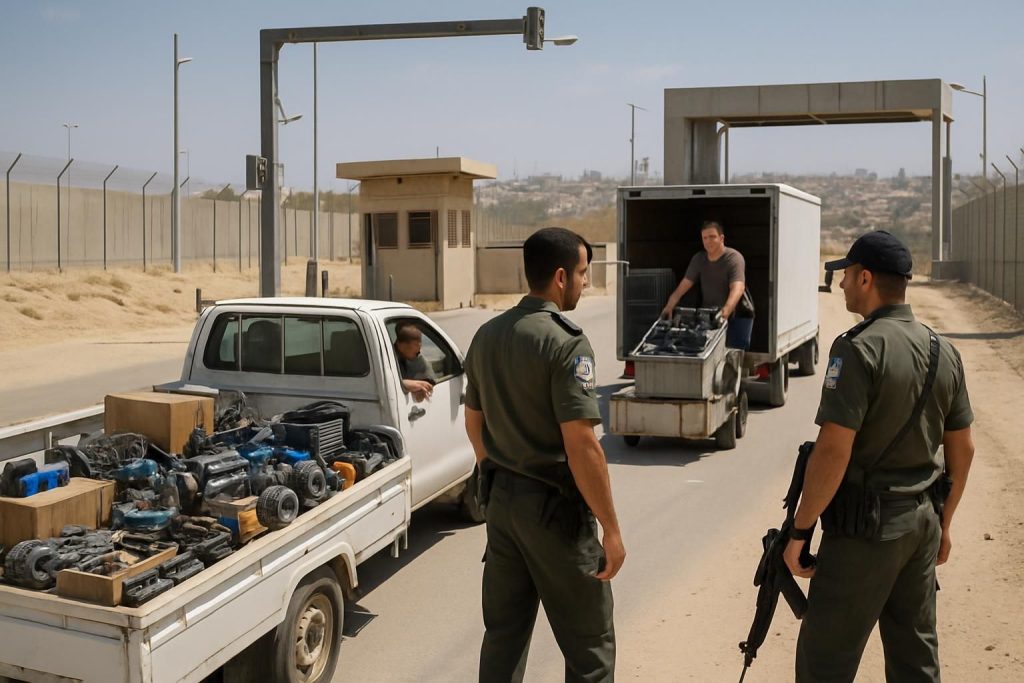 israël autorise désormais les commerçants à introduire à gaza des articles dits à double usage, auparavant interdits aux organisations humanitaires, soulevant des questions sur la sécurité et l'approvisionnement dans la région.