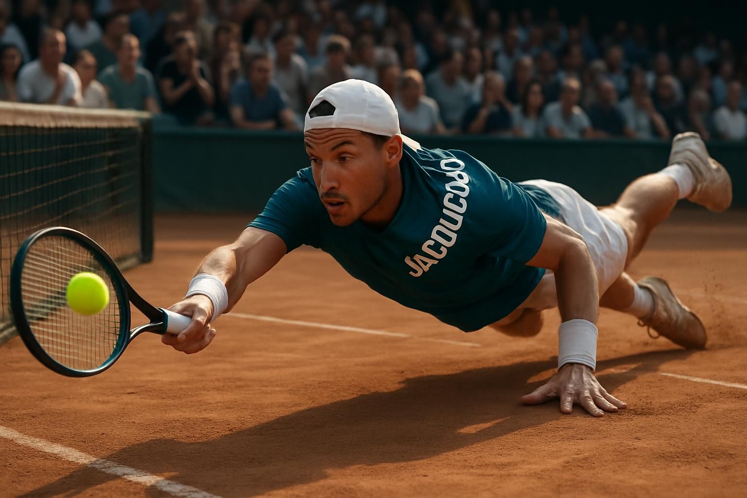 découvrez le moment intense où jacquemot sauve une balle de match, illustrant une véritable épreuve de nerfs sur le court.