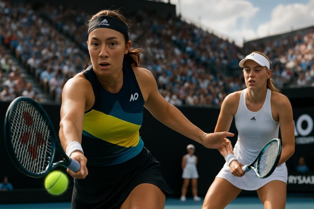 jessica pegula s'impose face à amanda anisimova et rejoint elena rybakina en demi-finales de l'open d'australie, promettant des matchs intenses pour le titre.