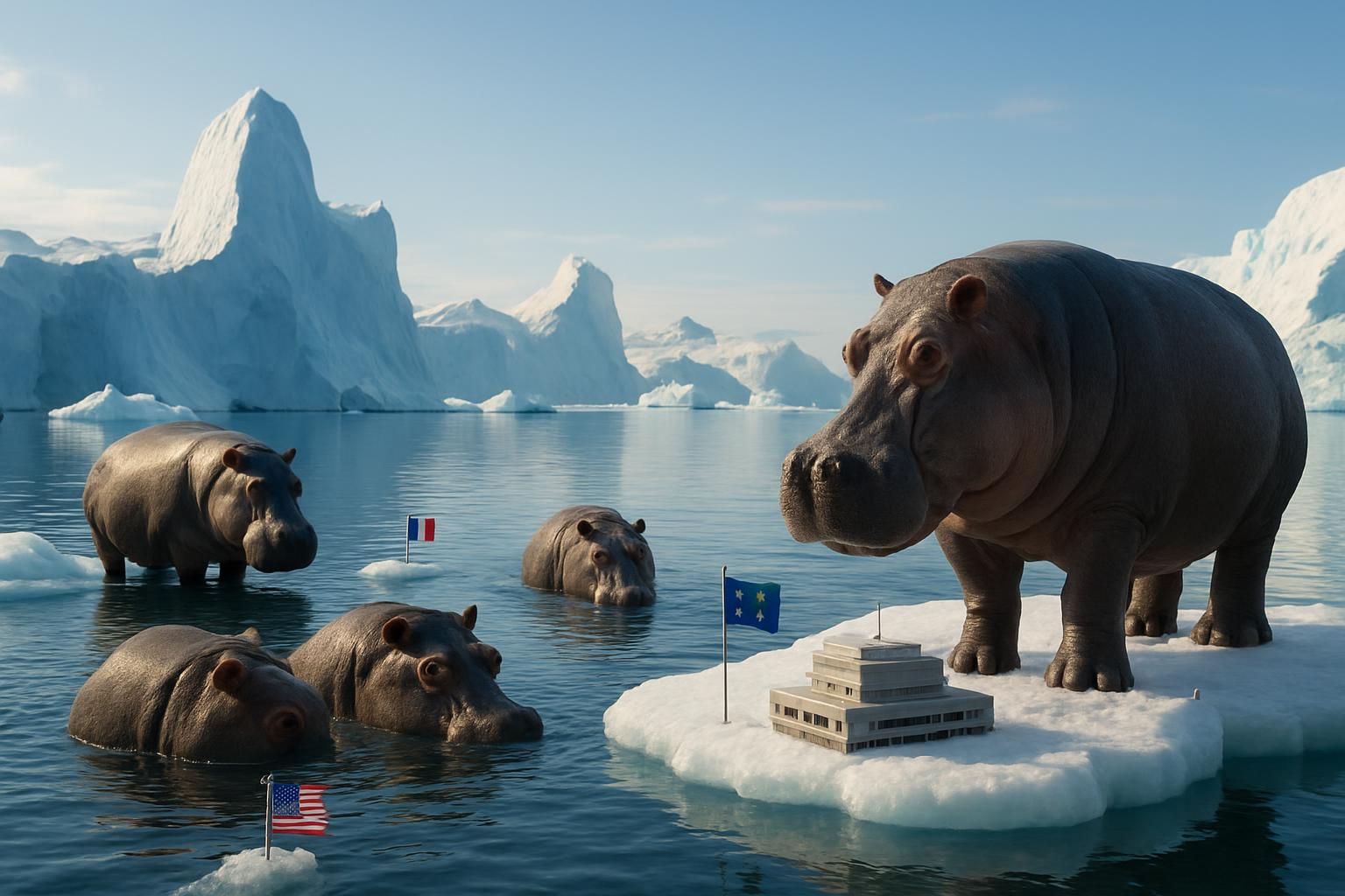 découvrez comment le groenland illustre de manière surprenante les stratégies géopolitiques mondiales, à travers une perspective originale impliquant les hippopotames.