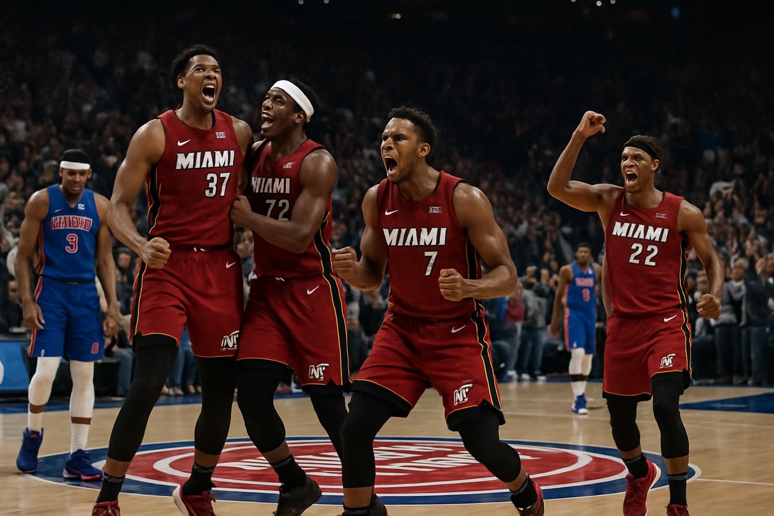 le miami heat s'impose brillamment à l'extérieur contre les detroit pistons, consolidant ainsi sa position avec une performance remarquable.