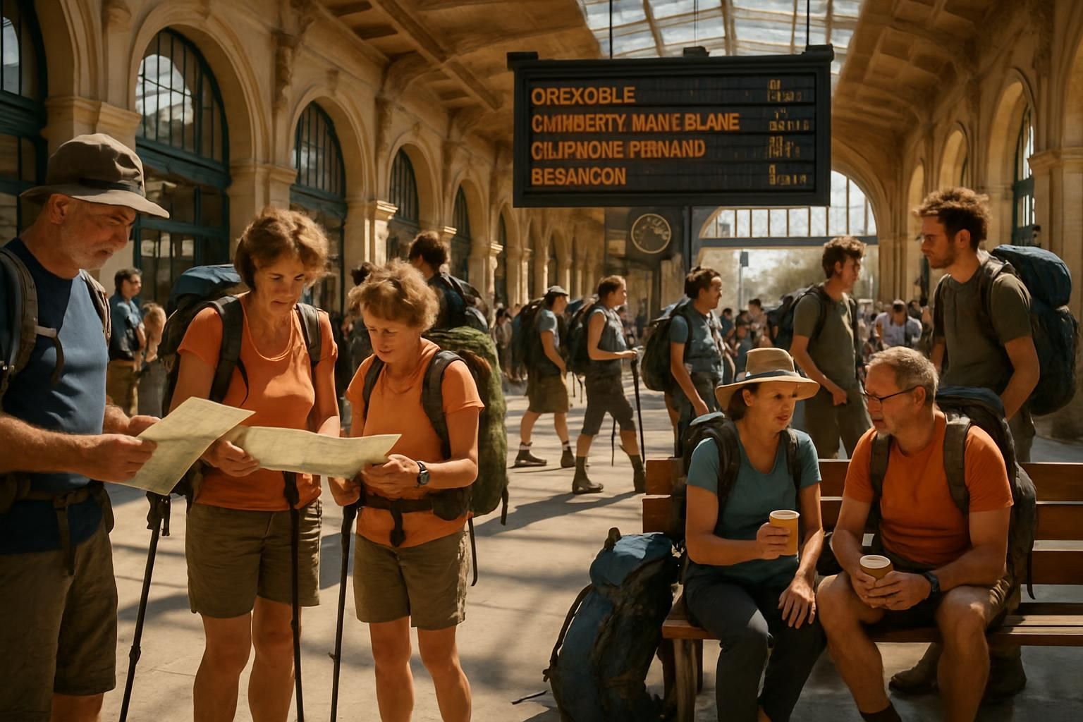 découvrez comment le dimanche, les gares françaises deviennent le point de départ d'une passion grandissante pour la randonnée à pied, alliant nature et découverte.