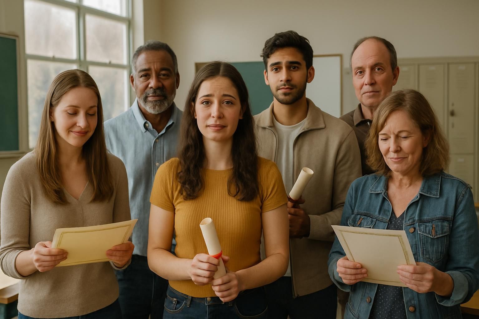découvrez « le diplôme » sur tf1, une plongée émouvante au cœur de l'école avec six acteurs touchants, mêlant émotions et réalités scolaires pour une série captivante.