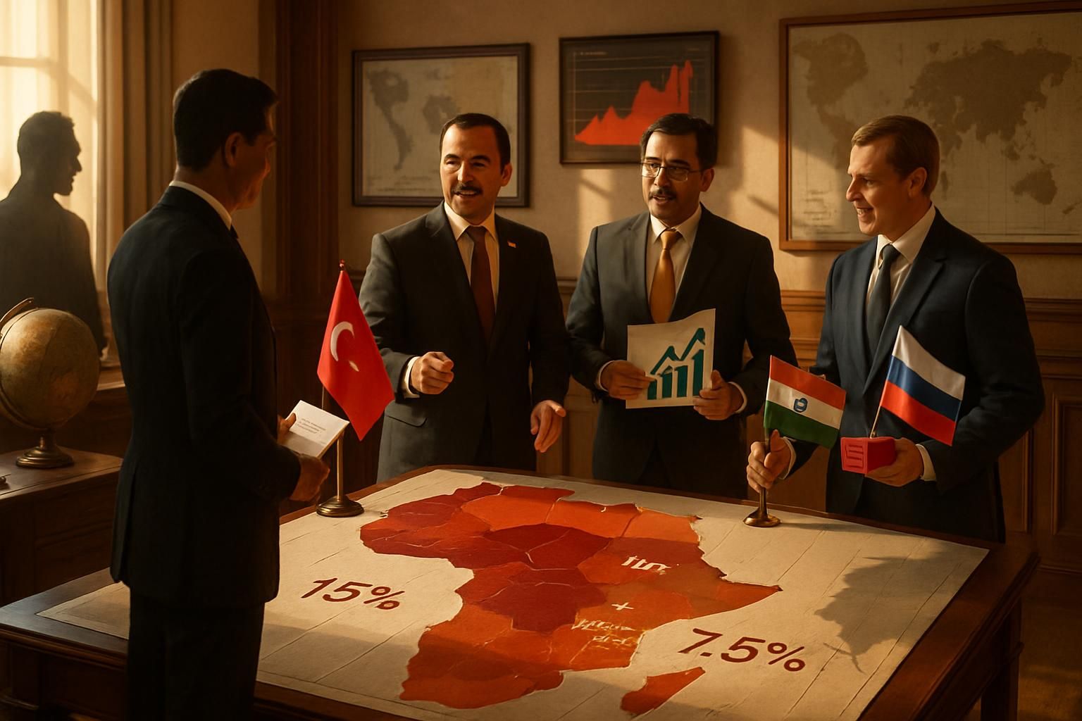 Le rapport du Sénat alerte : la France voit sa part de marché en Afrique chuter de 15% à 7,5%, pendant que Chine, Turquie, Inde et Russie accélèrent leur influence sur le continent