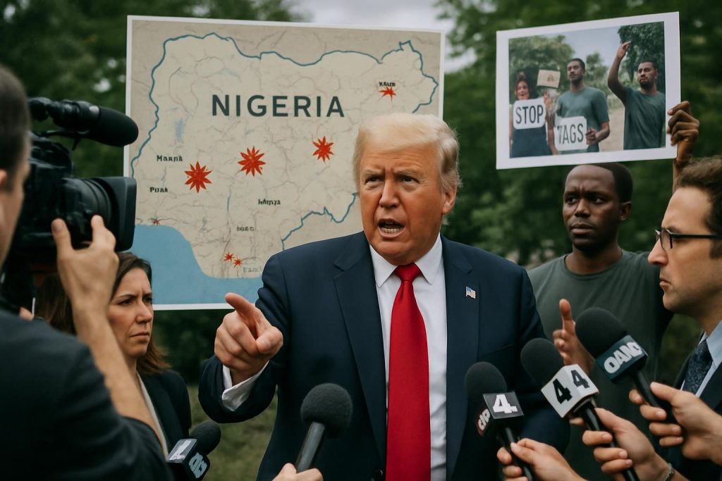 analyse critique des déclarations de trump concernant les frappes au nigeria, mettant en lumière les contradictions et les faits contestés.