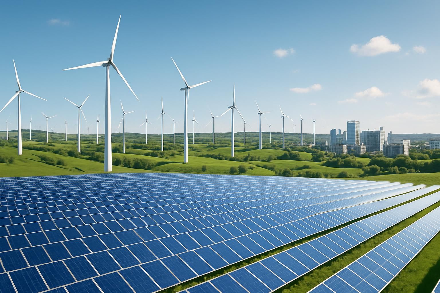 L’essor de l’électricité éolienne et solaire dépasse désormais les énergies fossiles dans l’Union européenne