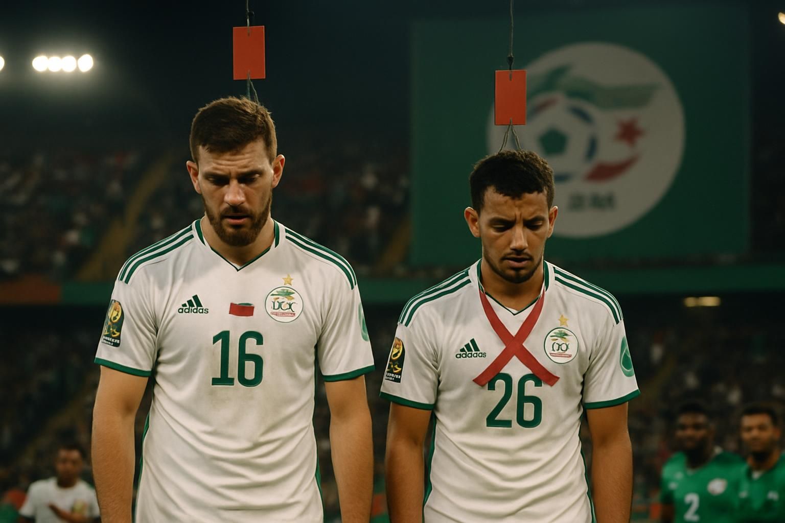 découvrez les sanctions prises après le match algérie-nigeria à la can : suspension de luca zidane et rafik belghali, ainsi que les mesures disciplinaires contre la fédération algérienne.