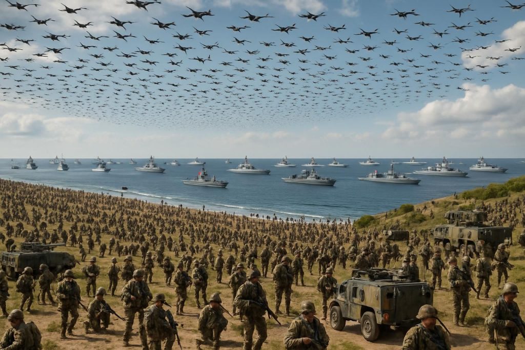 orion 26 : la france déploie 12 500 soldats, 1 200 drones et 25 navires pour un exercice militaire inédit de trois mois, renforçant sa préparation et sa sécurité nationale.