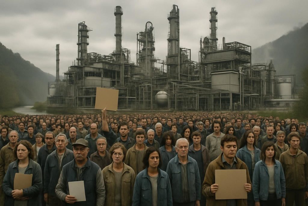 près de 200 habitants de la vallée de la chimie engagent une action civile historique contre arkema et daikin pour les polluants pfas, dénonçant les impacts environnementaux et sanitaires.