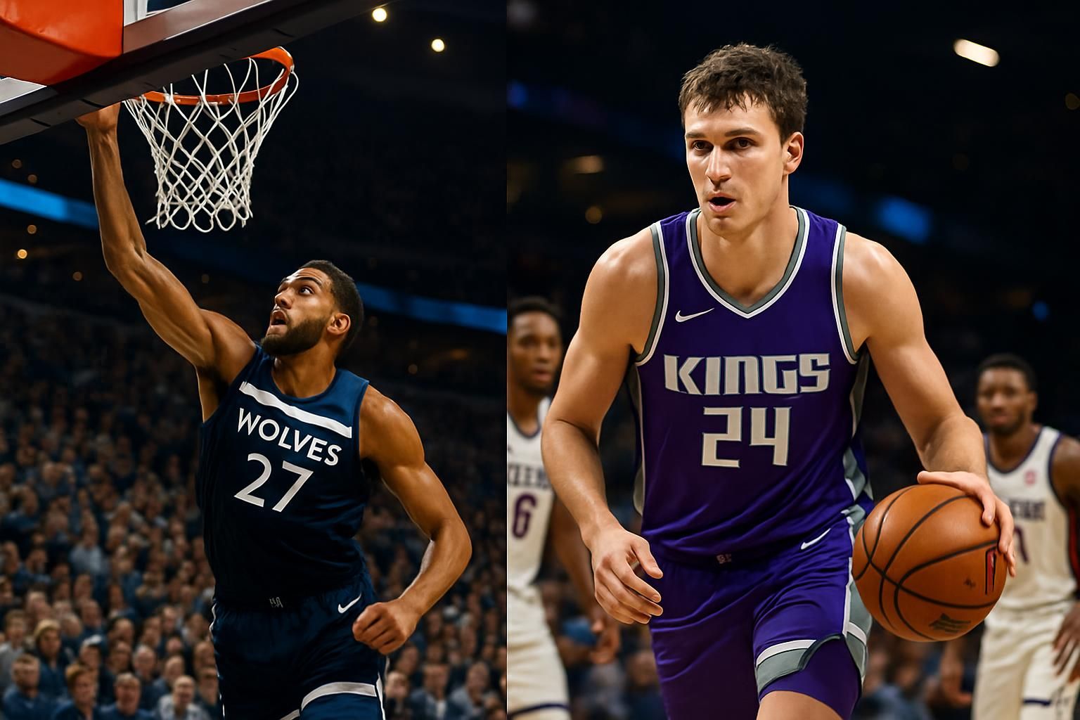 revivez la nuit nba des français avec la performance exceptionnelle de rudy gobert sous le maillot de minnesota et le retour important de maxime raynaud à sacramento.