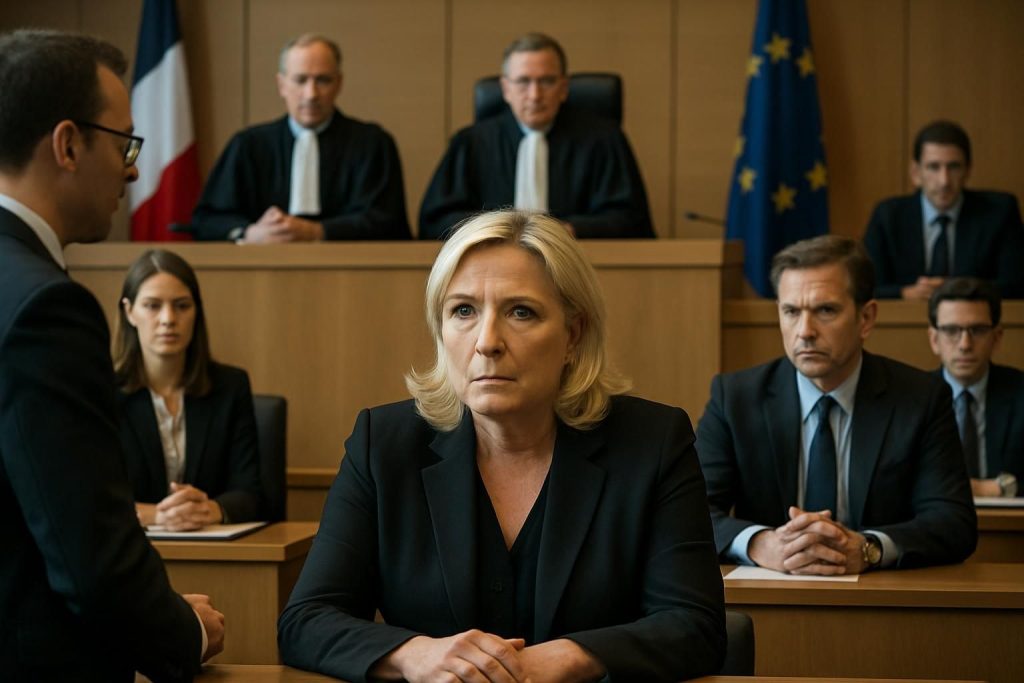 découvrez le procès en appel des assistants parlementaires du fn où marine le pen maintient fermement ses positions malgré les controverses.