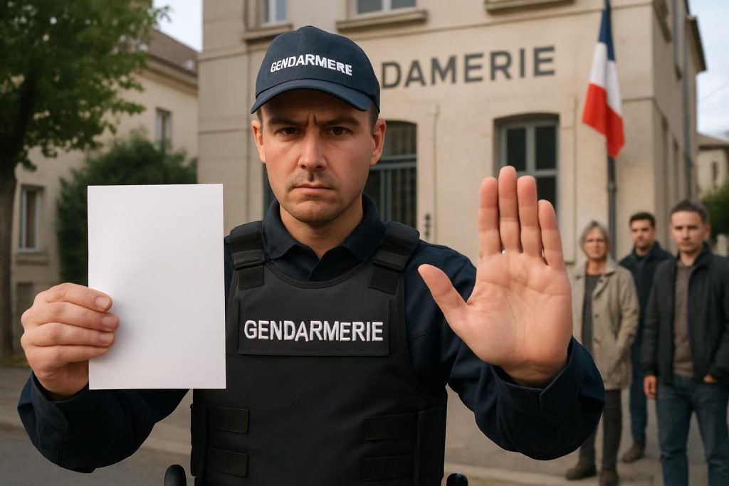 attention à l'arnaque à la feuille blanche : les gendarmeries alertent le public et recommandent de rester vigilant face à cette nouvelle escroquerie.