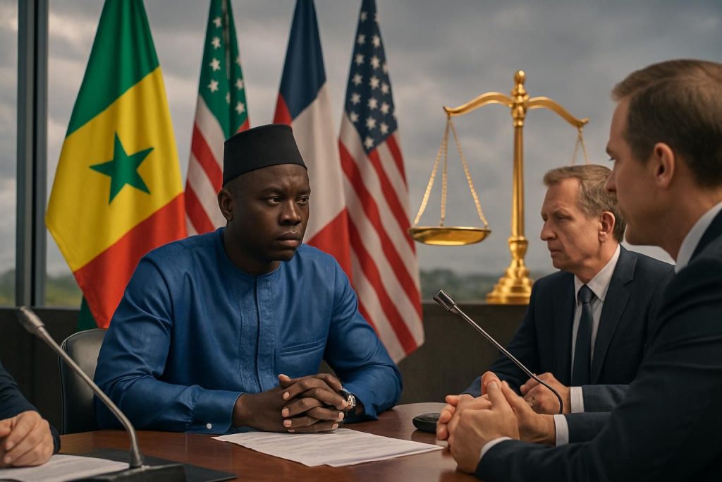 analyse des défis diplomatiques rencontrés par le sénégal et des risques potentiels de sanctions internationales qui pèsent sur le pays.