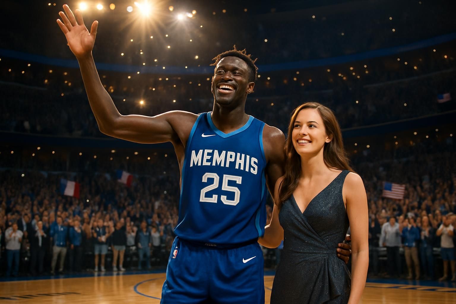 découvrez la soirée triomphale de moussa diabaté, l'étoile montante française, qui illumine memphis aux côtés de charlotte dans une ambiance éclatante.