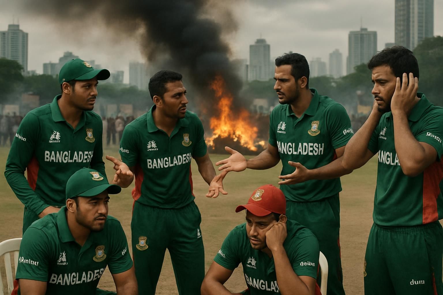 les tensions extrinsèques compliquent la préparation de l'équipe du bangladesh avant la coupe du monde t20 de cricket, menaçant leurs performances dans le tournoi international.