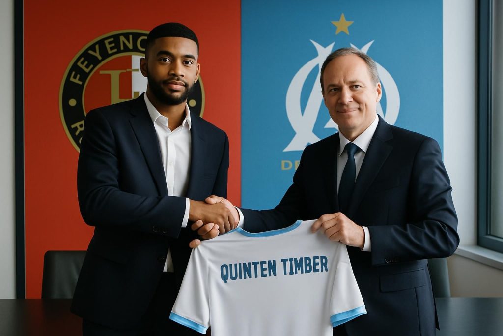 découvrez le transfert officiel de quinten timber, qui quitte feyenoord pour rejoindre l'olympique de marseille. suivez toutes les infos sur ce changement majeur dans le football.
