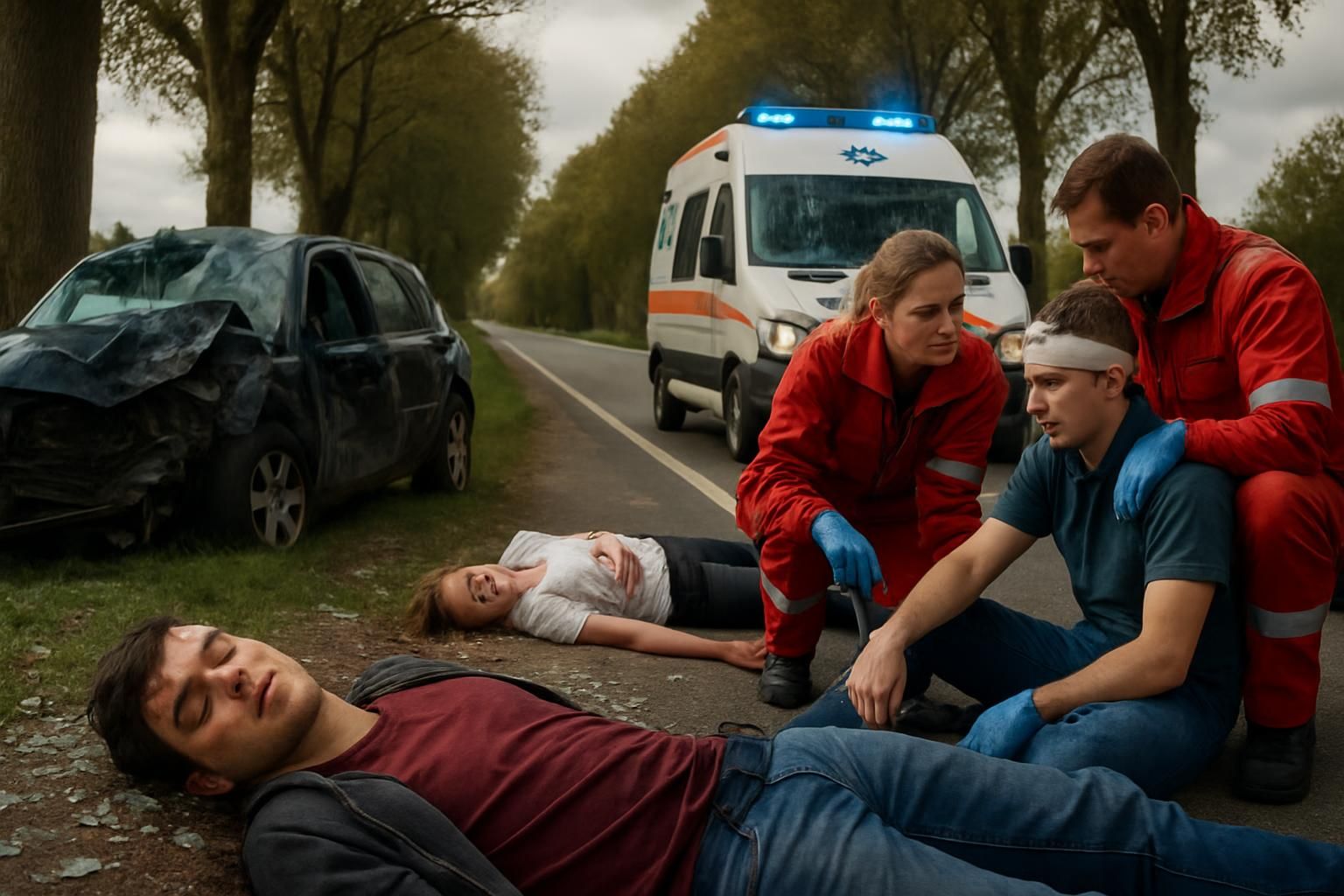 trois jeunes gravement blessés dans un accident sur la route nationale à ingrandes-le fresne. découvrez les circonstances et les informations récentes sur cet incident.