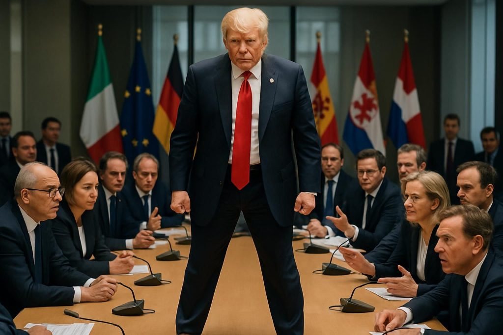 analyse des débats européens autour de donald trump, entre son image controversée de "recolonisateur" et les divisions politiques croissantes qu'il suscite.