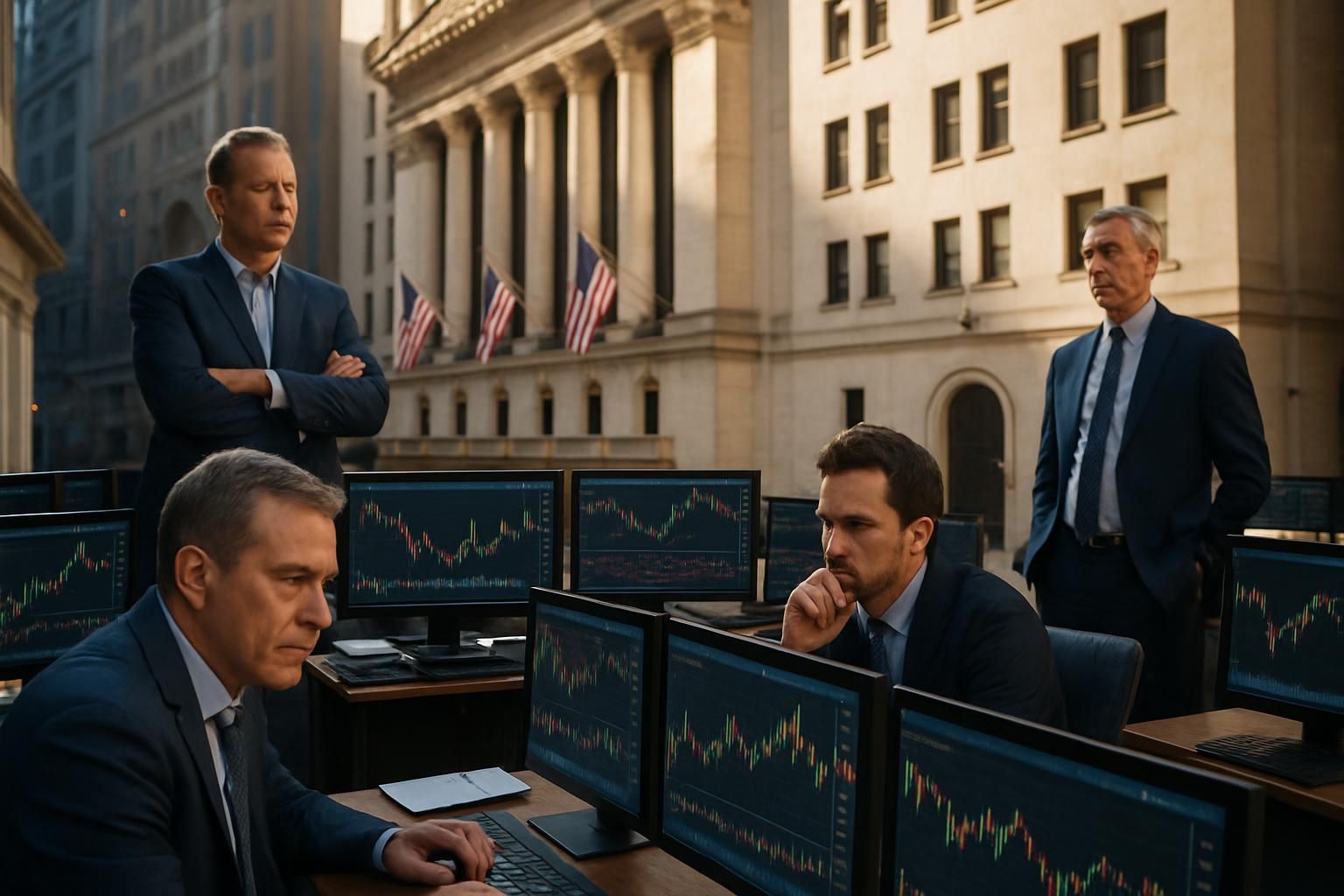 wall street marque une pause après la publication des résultats financiers des géants technologiques, observant les tendances du marché avant les prochaines annonces économiques.
