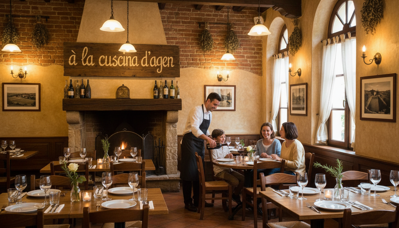 découvrez à la cucina d'agen, un restaurant chaleureux où chaque client se sent comme à la maison, pour une expérience conviviale et authentique.