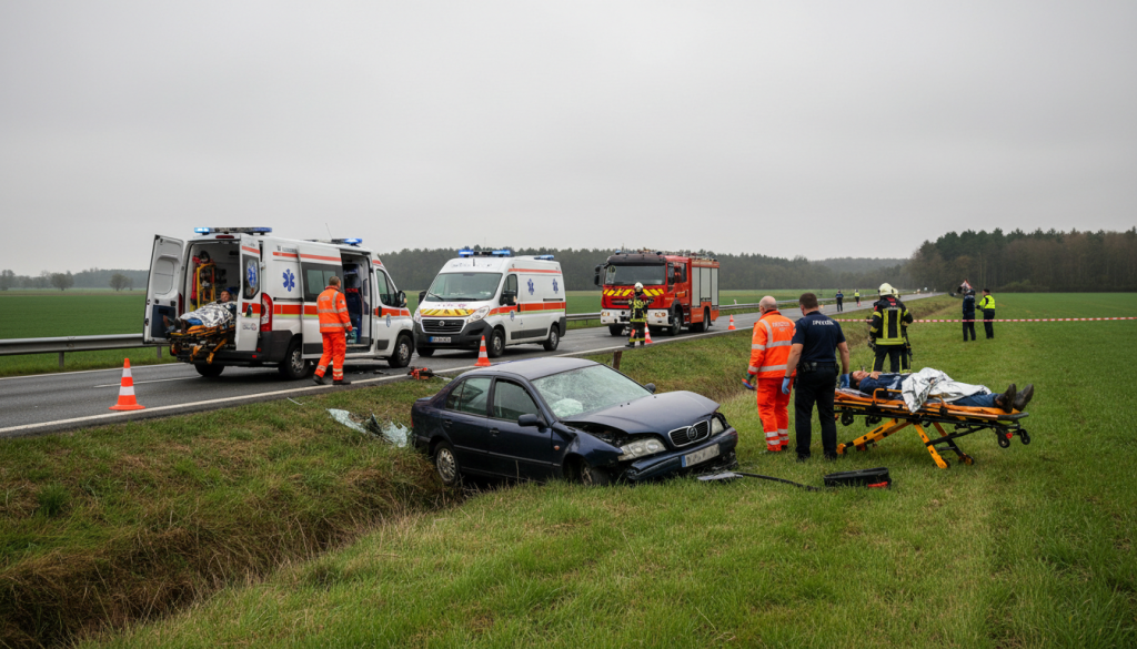 accident de la route entre rennes et saint-malo : deux personnes blessées transportées à l'hôpital. suivez les détails et les conditions de circulation.