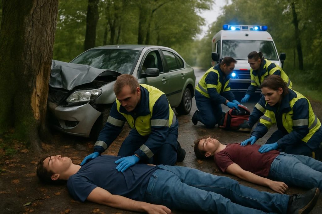 accident grave près de nantes : deux jeunes hommes de 18 ans grièvement blessés après une collision contre un arbre. suivez les dernières informations sur cet accident.