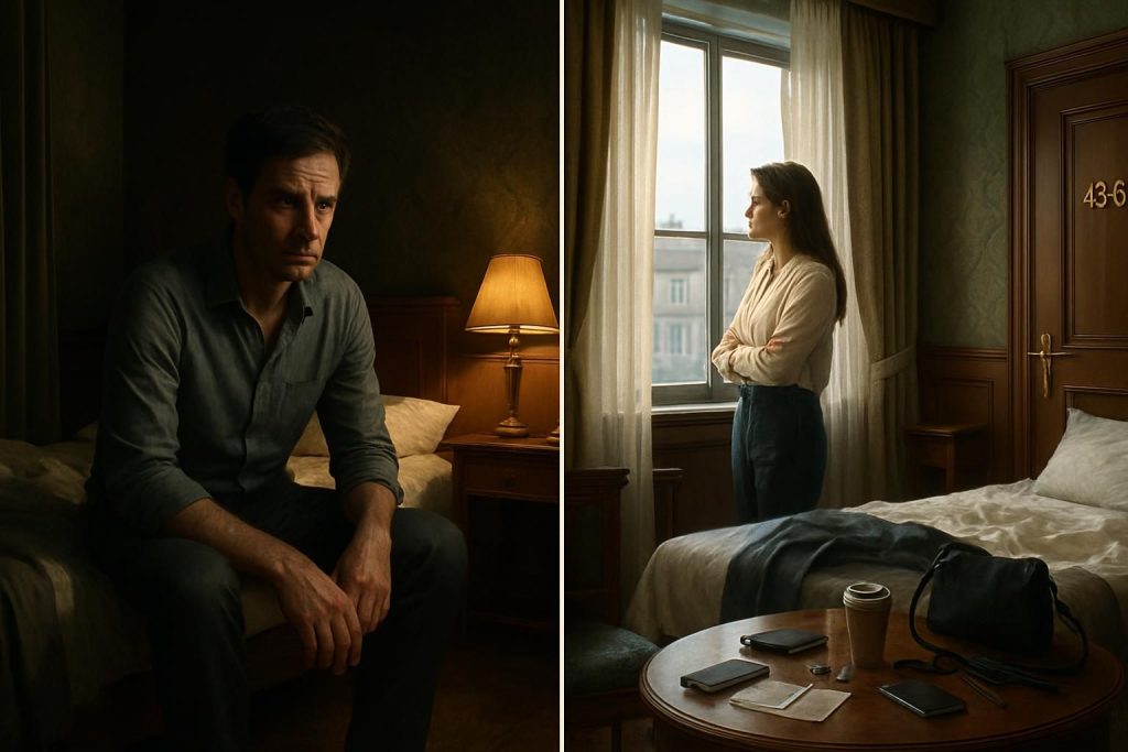 découvrez les deux versions opposées de la mystérieuse nuit en chambre 436 dans l'affaire naps, un récit captivant où vérité et mystère s'entremêlent.