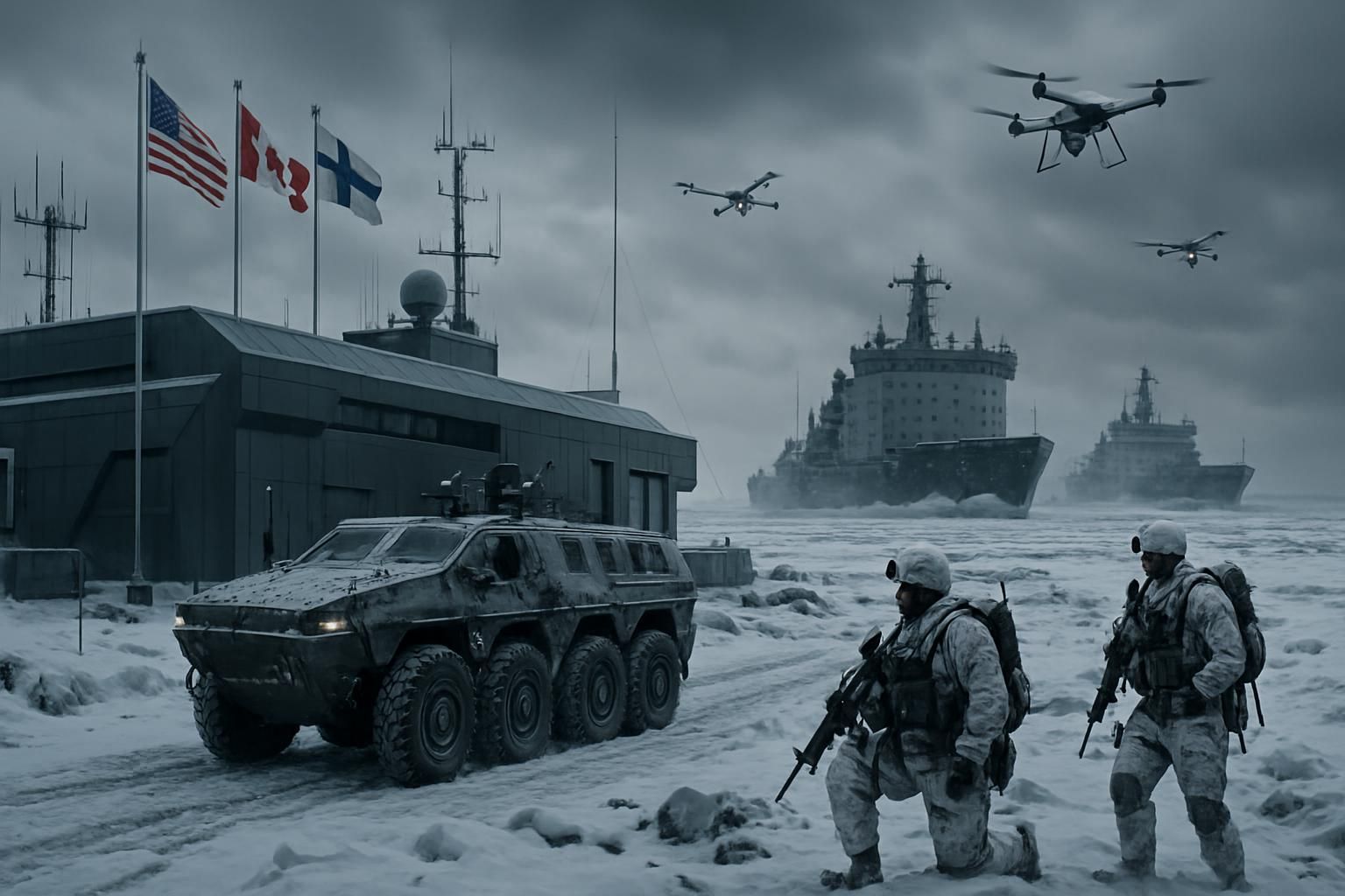 découvrez les enjeux du conflit stratégique en arctique, une région clé pour les ressources naturelles et la géopolitique mondiale.