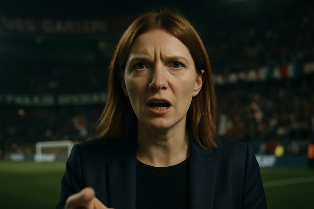 aurore bergé critique vigoureusement les banderoles controversées déployées par les supporters parisiens lors du match du classique, appelant au respect et à la fair-play.