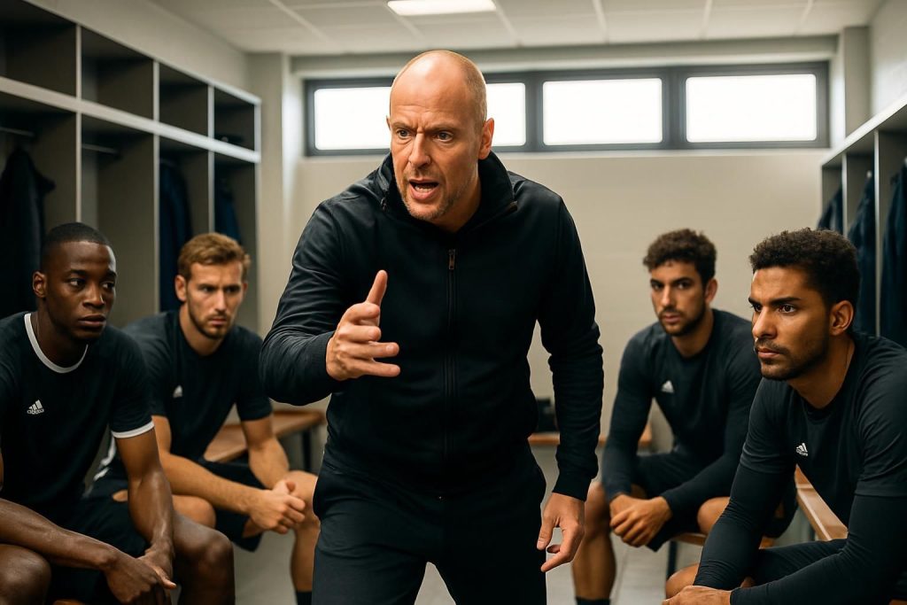 avant le match contre monaco, alexandre dujeux motive ses joueurs à prendre plus d'initiatives offensives, soulignant leur capacité à frapper puissamment au but.