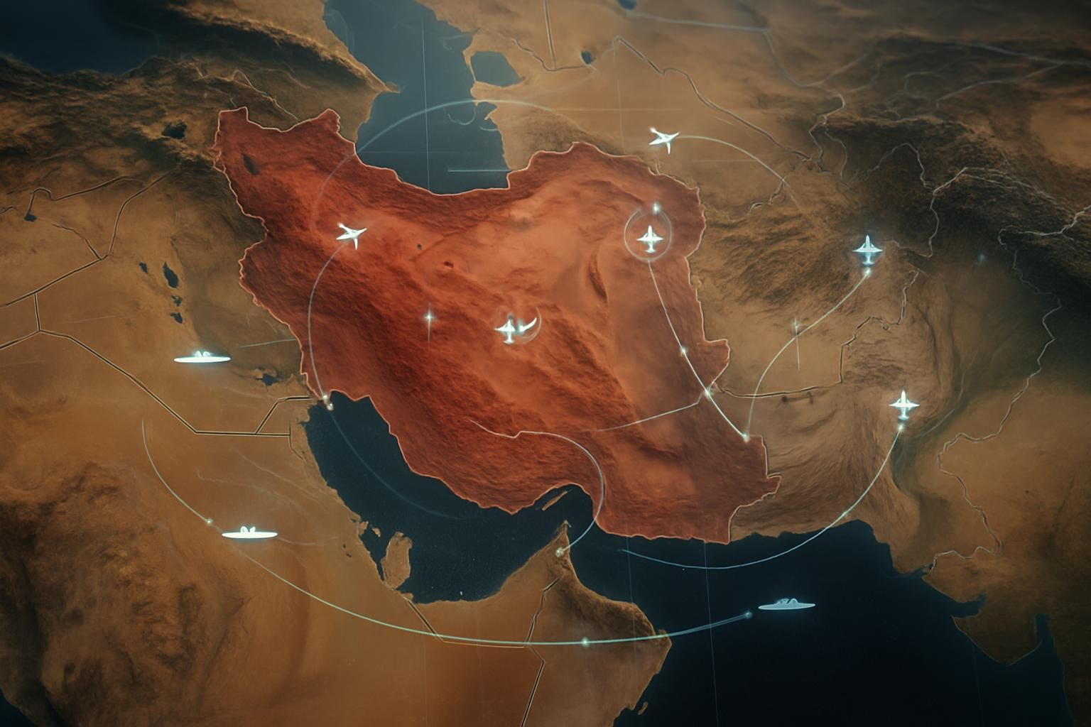 découvrez l'évolution du déploiement militaire américain autour de l'iran grâce à une carte interactive détaillée, offrant une analyse géopolitique en temps réel.
