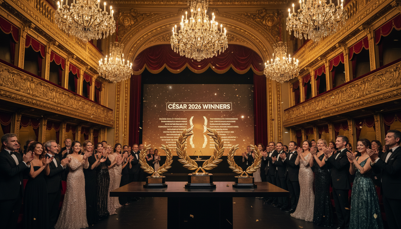 suivez en direct la 51e cérémonie des césar 2026 et découvrez le palmarès complet des récompenses du cinéma français.