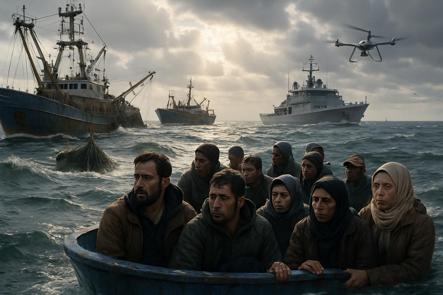 Crise migratoire, surpêche et surveillance des navires sous sanctions : les défis mondiaux au cœur de la zone Manche – Mer du Nord