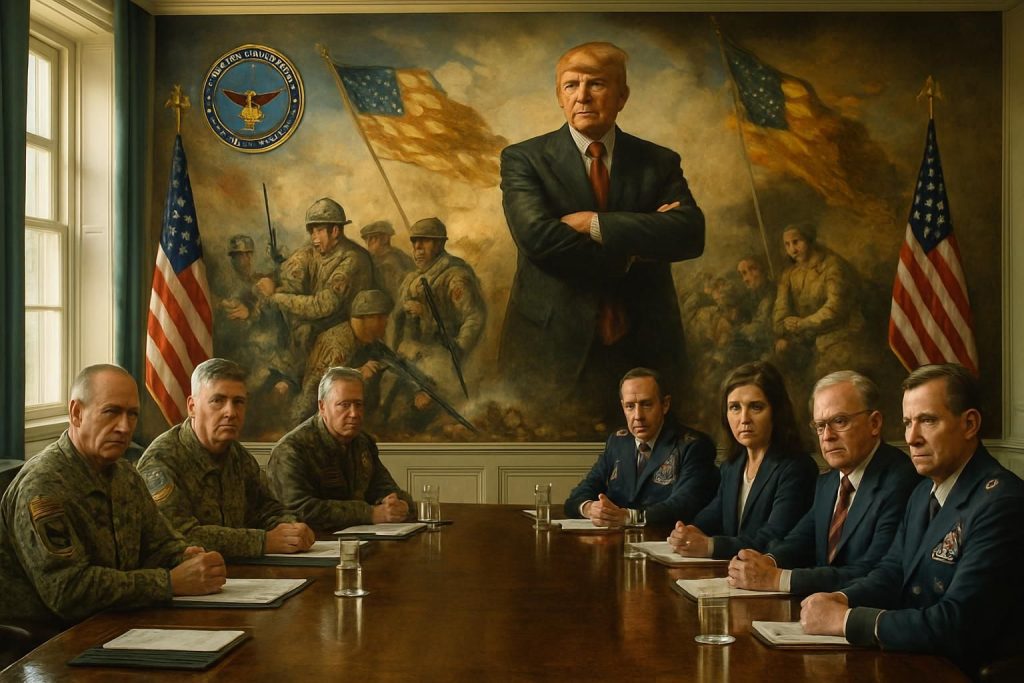 analyse de l'évolution autoritaire du département de la défense aux états-unis, revisitant 'guerre et paix' sous l'influence de donald trump, et ses implications politiques et stratégiques.