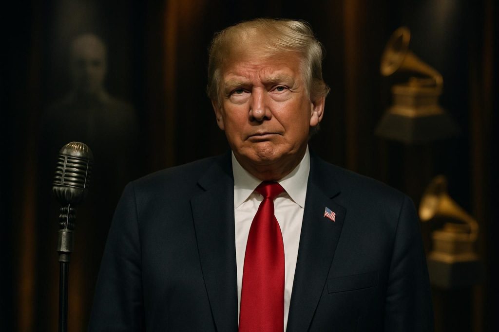 découvrez le parcours étonnant de donald trump, de ses critiques virulentes contre ice à son implication dans l'affaire epstein, et son palmarès inattendu aux grammy awards.