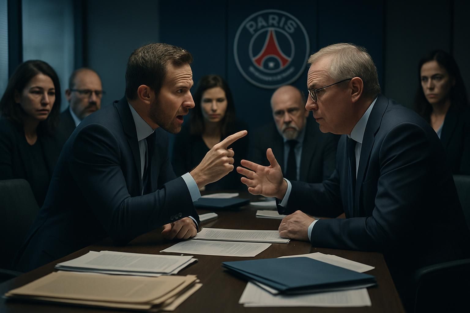 enquête du cse du psg révèle de sévères critiques contre yohan cabaye et lucas vigneron, responsables du centre de formation, conduisant à des appels à leur départ.