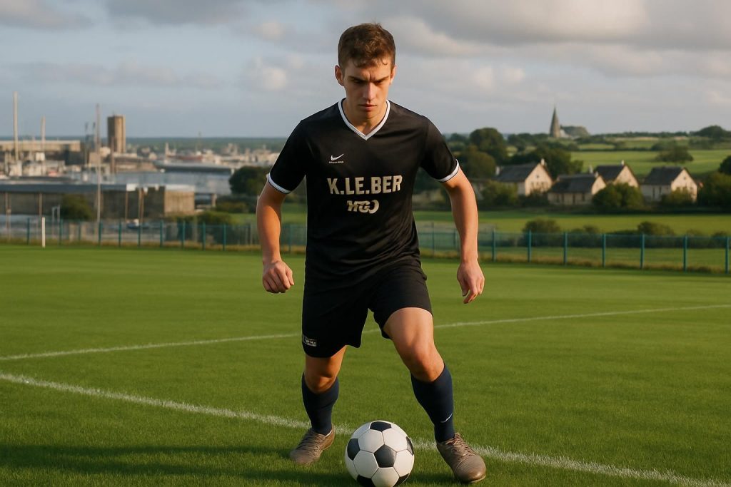découvrez le parcours réfléchi de killian le ber en football national 3, entre brest et milizac, alliant performance et passion sur le terrain.