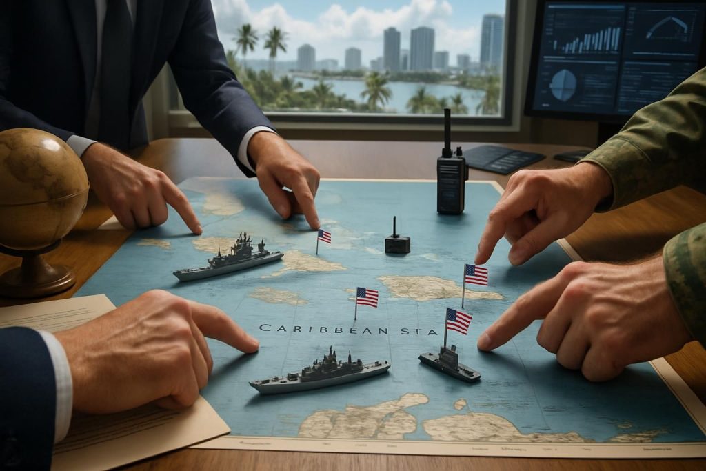 découvrez comment les états-unis élaborent leurs stratégies géopolitiques pour influencer et façonner l'avenir stratégique et économique de la région caraïbe.